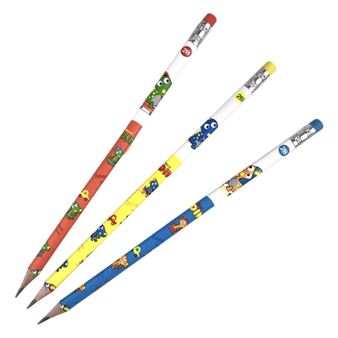 Bút chì gỗ Smart Kids Dino SK-PC2B009 2B (12/120)