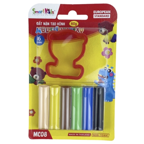 Đất nặn Smart Kids MC08 6 màu