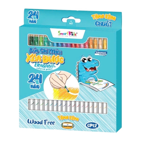 Bút chì màu xoá được Smart Kids SK-CP12 24 màu (6)