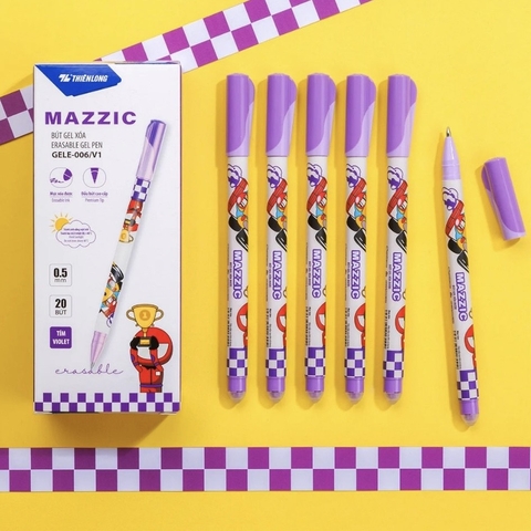 Bút gel xóa được TL Gel E-006/V1 tím (20)
