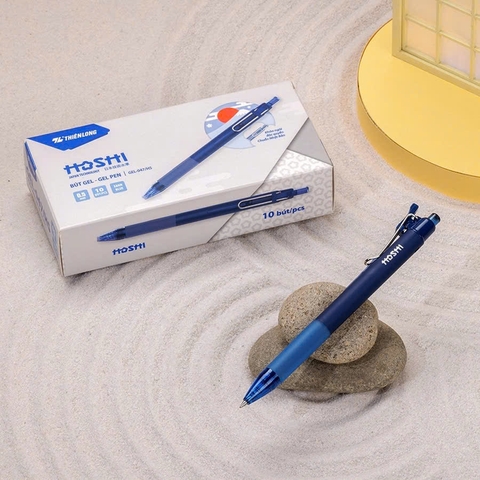 Bút gel TL Hoshi GeL-047/HS xanh (10)