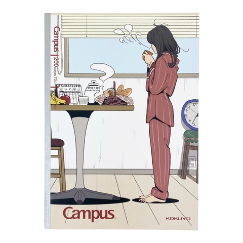 Tập sinh viên Campus Japan Illustrator NB-B5DL200JI-06 200 trang 70gsm kẻ ngang có chấm (5/60)