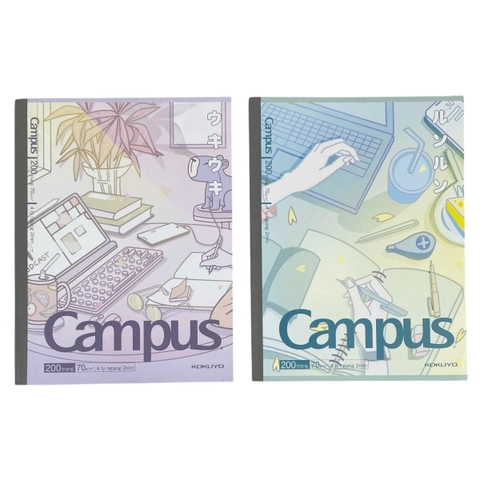 Tập Campus Study With Me 3 NB-A5LY200SWM-03 200 trang 70gsm 4 ly ngang (5/90)