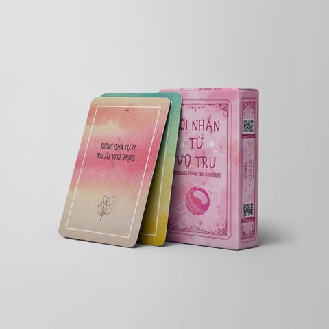 Bộ bài The Kas Lời nhắn từ vũ trụ ver hồng