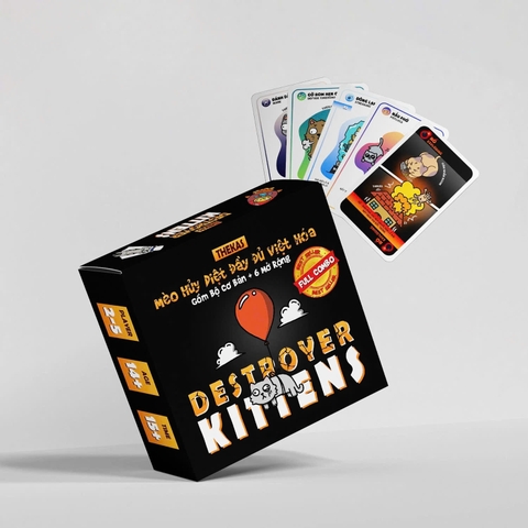 Bộ bài The Kas Mèo hủy diệt cơ bản + 6 mở rộng