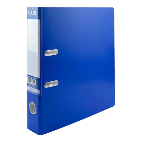 Bìa còng 1 mặt si Plus 800-V017 5cm A4 xanh dương (20)