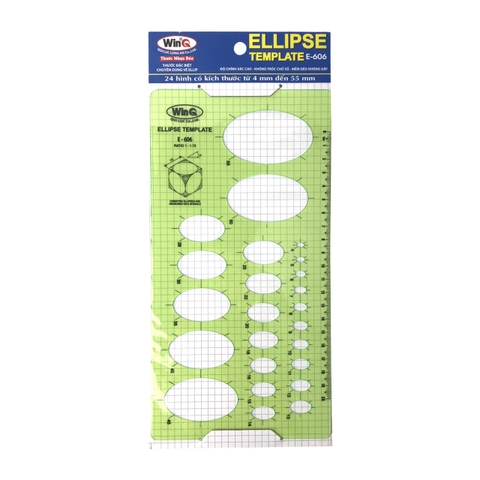 Thước Ellipse Win E-606 (10/50)