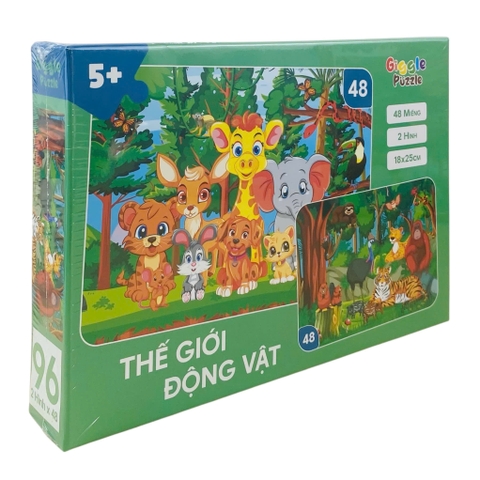 Xếp hình 48 mảnh NT Giggle Puzzle A48-371 - Chủ đề: Động vật