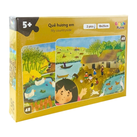 Xếp hình 96 mảnh NT Giggle Puzzle A48-378 - Chủ đề: Gia đình