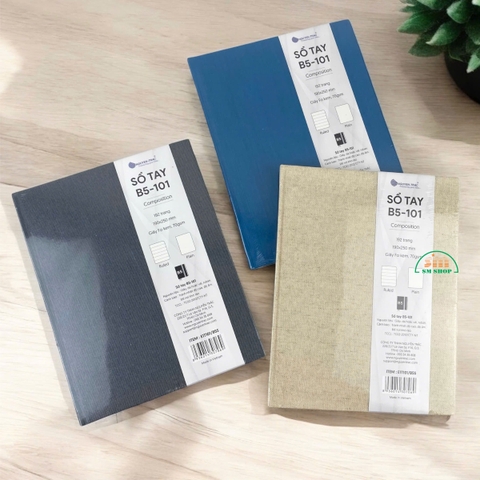Sổ tay NT E1T101/B5S 19x25cm 192 trang 70gsm
