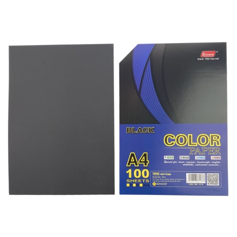 Bìa màu PGrand TMG-8178 210 x297mm 180gsm đen