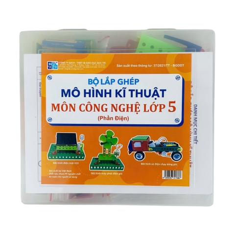Bộ lắp ghép mô hình kỹ thuật môn công nghệ lớp 5