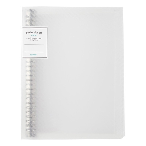 Bìa còng sắt KLong 549 8 chấu 3cm B5 (30)