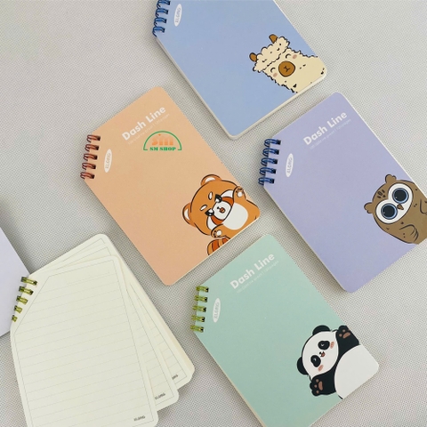 Sổ lò xo KLong 961 10.5x14.8cm 120 trang 100gsm (160)