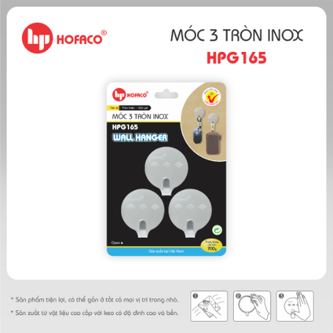 Móc dán tường Hofaco HPG165 (10)