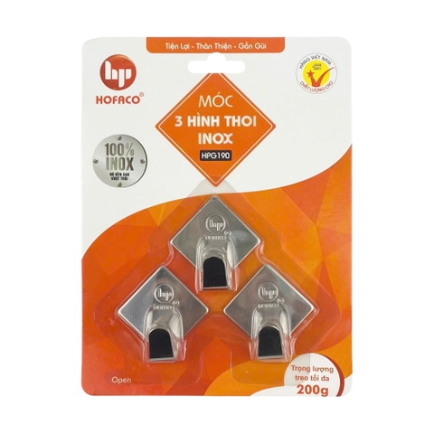 Móc dán tường Hofaco HPG190 (10)