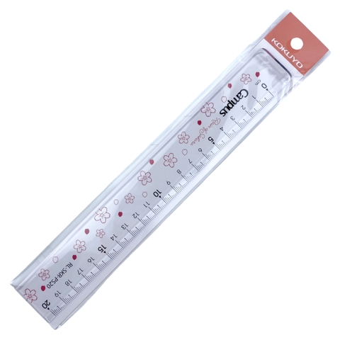 Thước thẳng Campus RL-SKR-PS20 20cm (25)