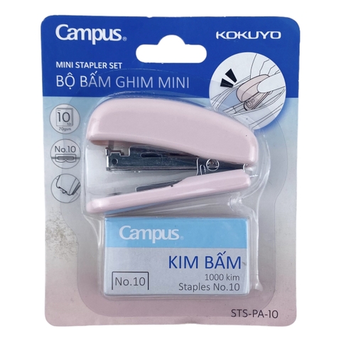 Bộ bấm kim + kim bấm mini Campus STS-PA-10