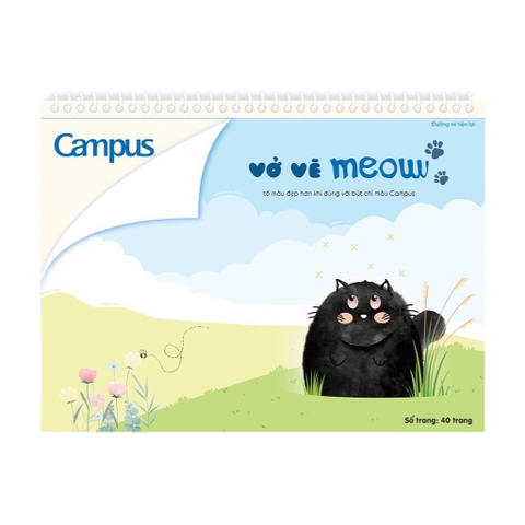 Tập vẽ Campus SKB-A4MEO-40 100gsm 40 tờ A4 (5/80)