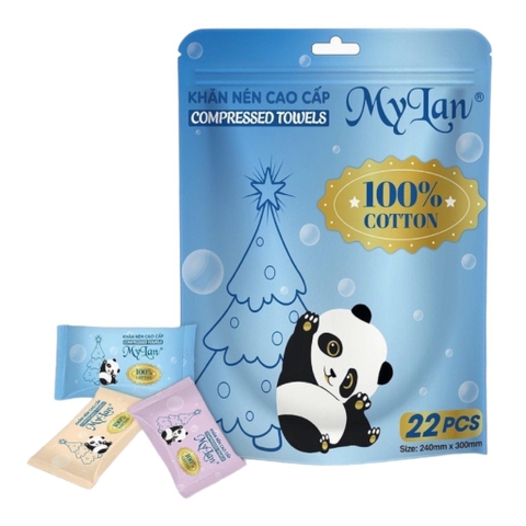 Khăn giấy nén MyLan 24x30cm 22 cái
