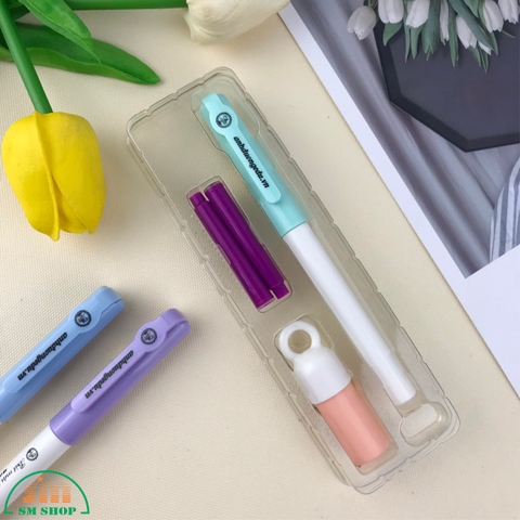Bút máy xóa được + ống mực Ánh Dương SH078