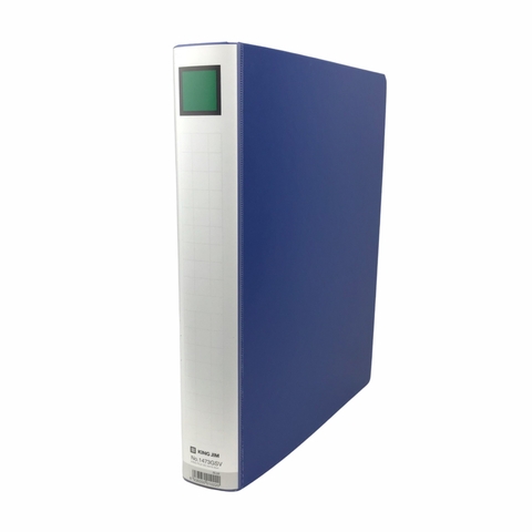 Bìa còng ống 1 mặt si King Jim 1473GSV 3cm A4