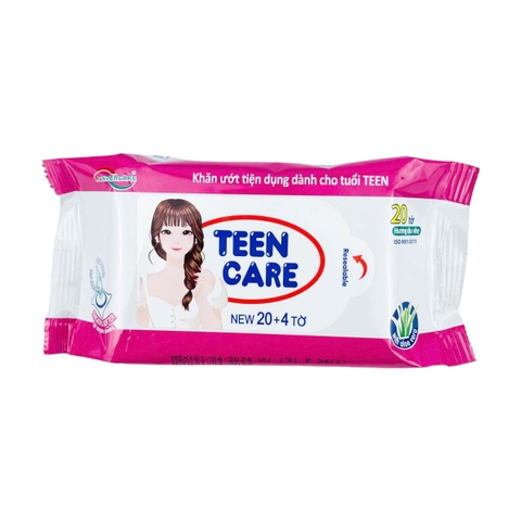 Khăn ướt Teencare 20 tờ đỏ (60)