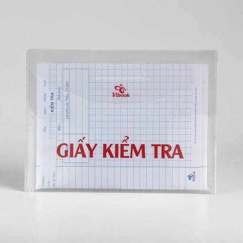 Giấy kiểm tra VT KT-TN01 80gsm 4 ô ly 20 tờ (10/120)