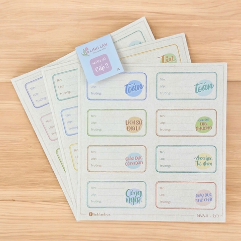 Nhãn tên LL NVA-II 00325