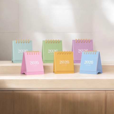 Lịch bàn LL 2026 6.5x7cm, Lịch để bàn, Lịch tam giác