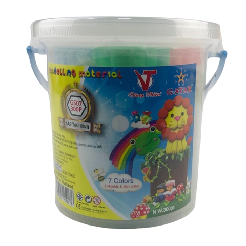 Đất nặn Gstar GS07 300P 7 màu 300g
