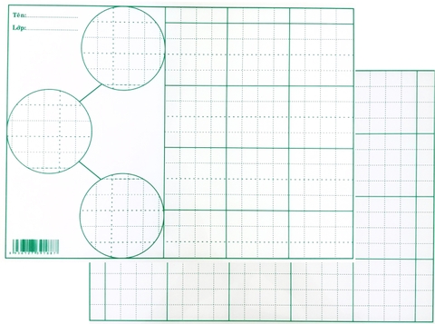 Bảng tách gộp mica Enter B001 20x30cm 4 ô li