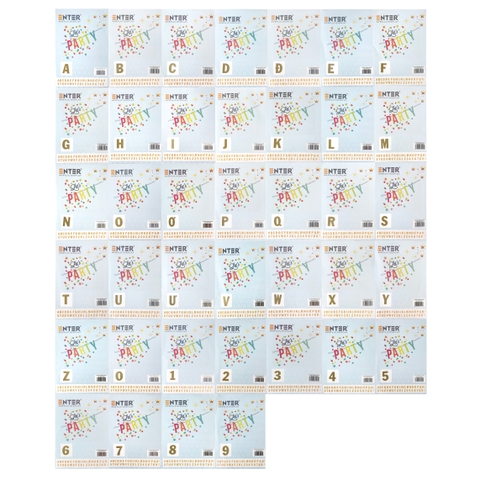 Chữ số formex 20cm dày 5mm