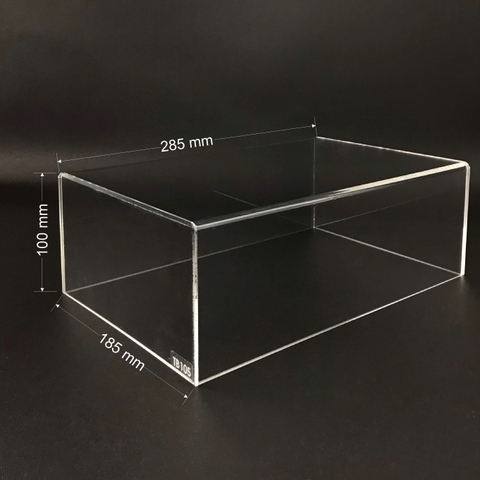 Hộp mica không nắp Enter TB105 285x185x100mm mica dày 3mm, Khay chia ngăn kéo hộc tủ, Khay nhựa đựng đồ dùng (10)