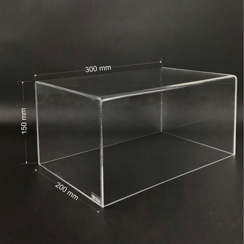 Hộp mica không nắp Enter TB106 300x200x150mm mica dày 3mm, Khay chia ngăn kéo hộc tủ, Khay nhựa đựng đồ dùng (10)