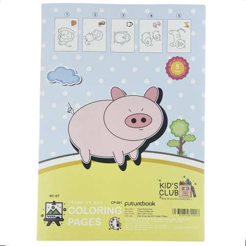 Tranh tô màu FT CP-001 / CP-002 / CP-003 (80)