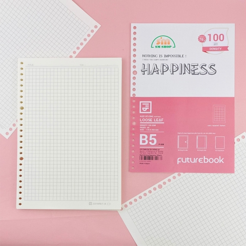 Ruột sổ còng FT P-008 17.4x25.2cm 60 trang 100gsm B5 (60)