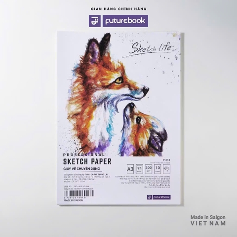 Giấy vẽ FT P-013 29.7x42cm 300gsm 10 tờ A3