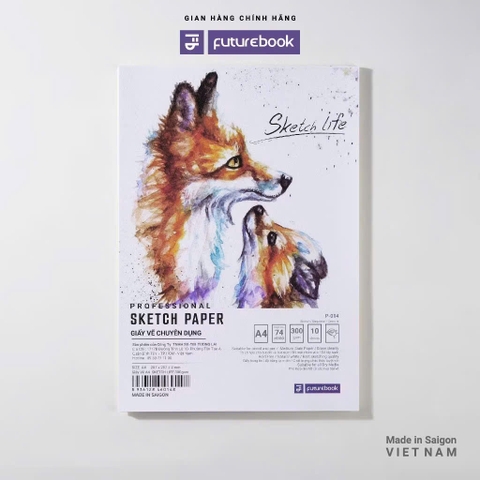 Giấy vẽ FT P-014 20.7x29.7cm 300gsm 10 tờ A4