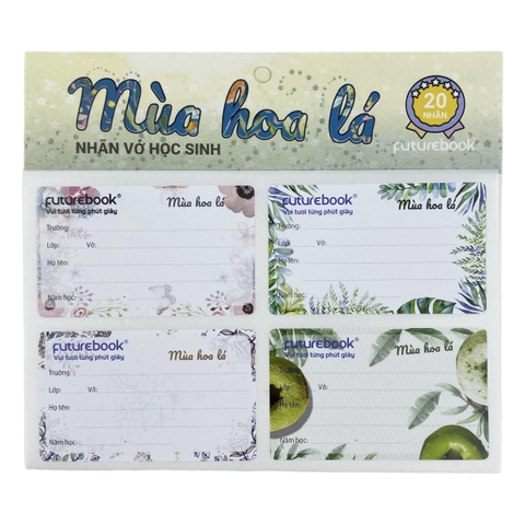 Nhãn tên FT Mùa hoa lá N142 (50)