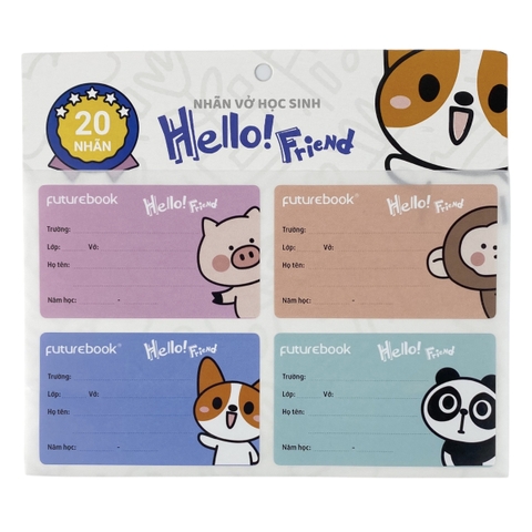 Nhãn tên FT Hello Friend N144 (50)