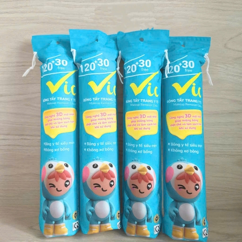 Bông tẩy trang Vic 120+30 miếng