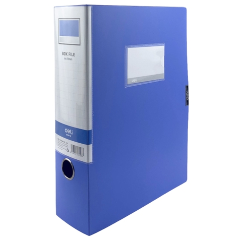 Bìa hộp nhựa Deli 31116-VN 7.5cm (6/36)