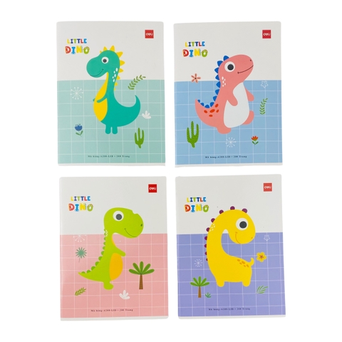 Tập Deli A200-LID 200 trang 80gsm 4 ô ly (5/50)