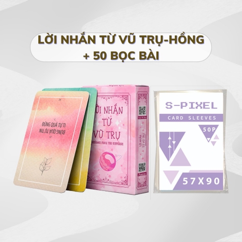 Bộ bài The Kas Lời nhắn từ vũ trụ ver Hồng
