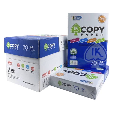 Giấy IK Copy 210x297mm 70gsm A4