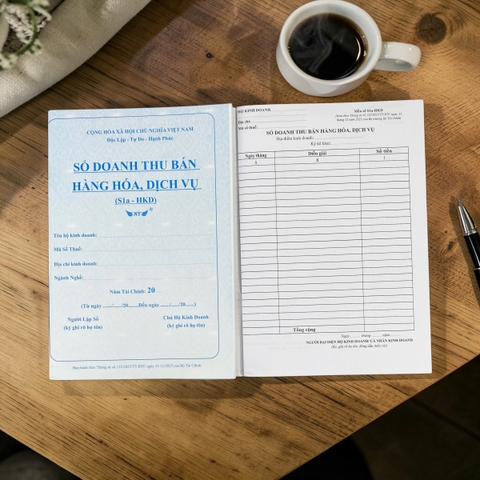 Sổ doanh thu bán hàng hoá, dịch vụ NY S1a-HKD (5/25)