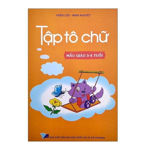 Tập tô chữ mẫu giáo (3-4 tuổi)