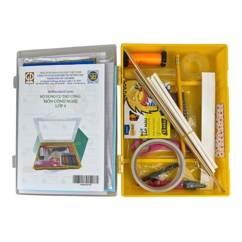 Bộ dụng cụ thủ công môn công nghệ lớp 4