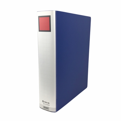 Bìa còng ống 1 mặt si King Jim 1475GSV 5cm A4 (10)